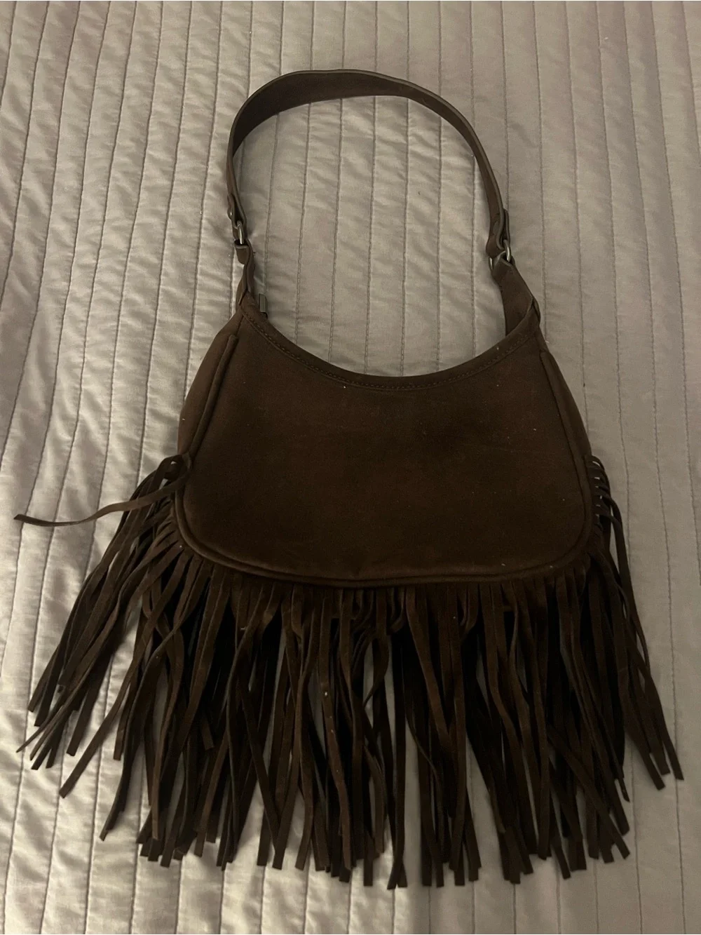 N/A brown suede